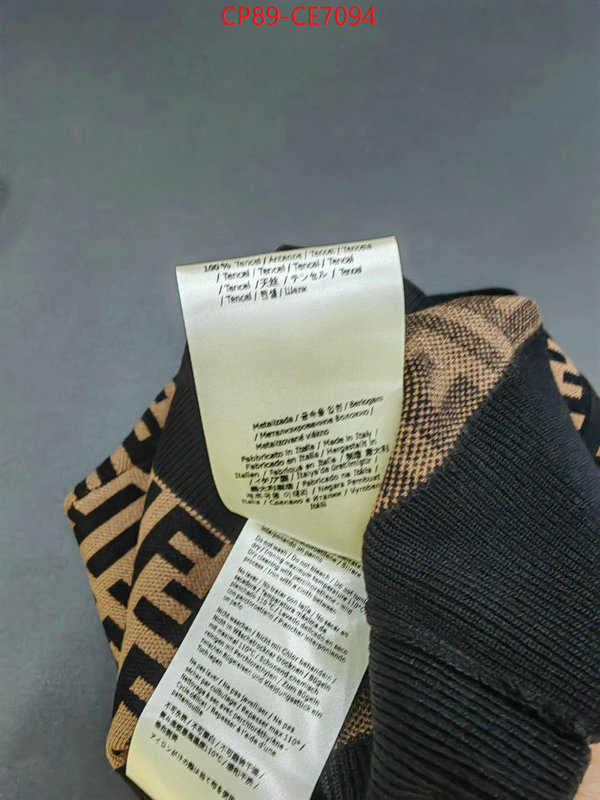 Clothing-Fendi,2023 replica wholesale cheap sales online ID: CE7094,$: 89USD