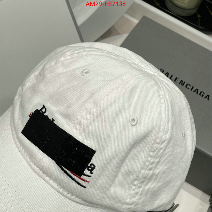 Cap (Hat)-Balenciaga,replica every designer ID: HE7138,$: 29USD