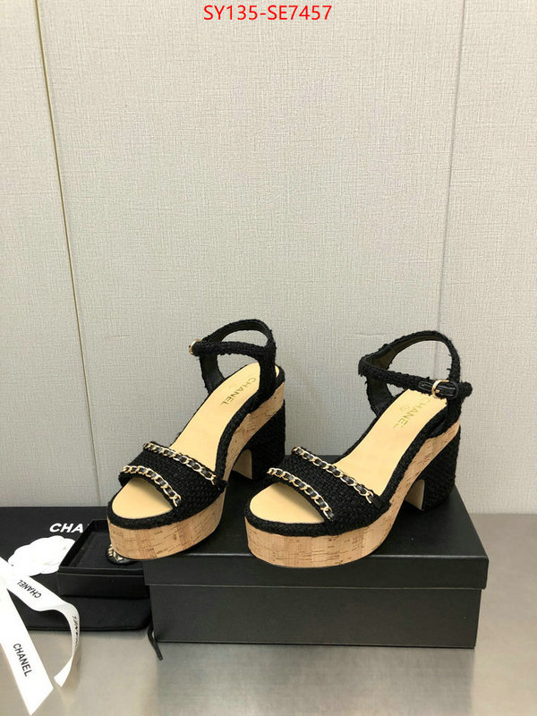 Women Shoes-Chanel,designer 1:1 replica ID: SE7457,$: 135USD