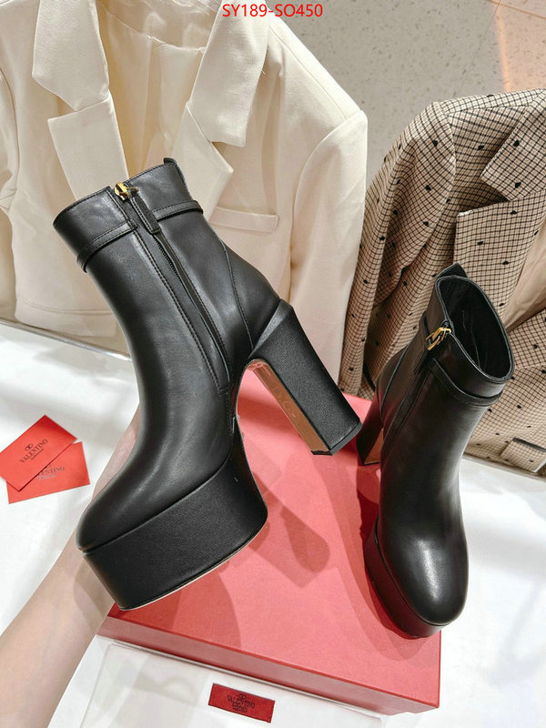 Women Shoes-Valentino,high quality replica designer ID: SO450,$: 189USD