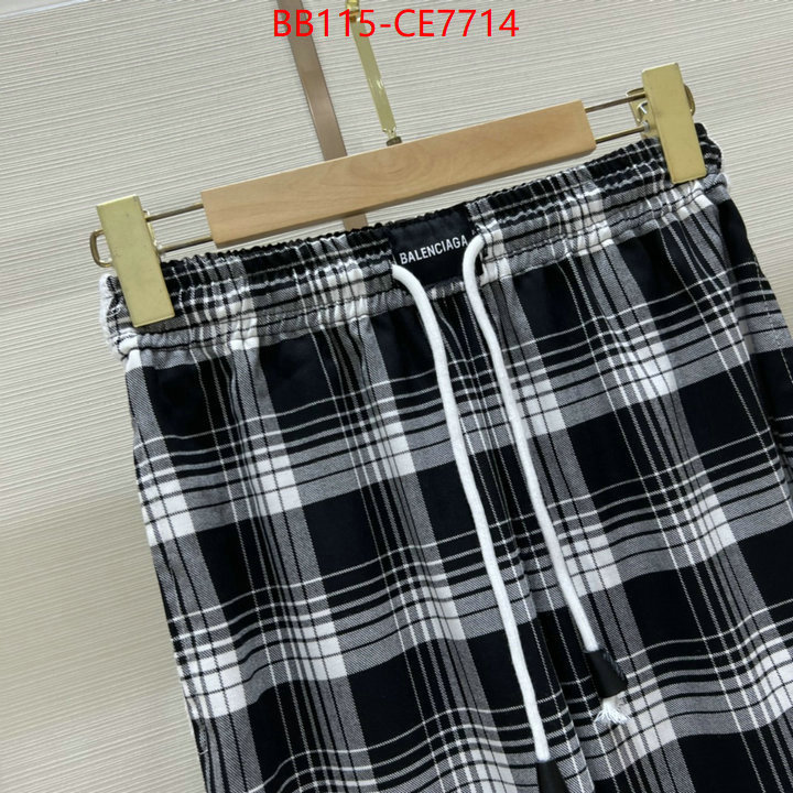 Clothing-Balenciaga,2023 replica ID: CE7714,$: 115USD