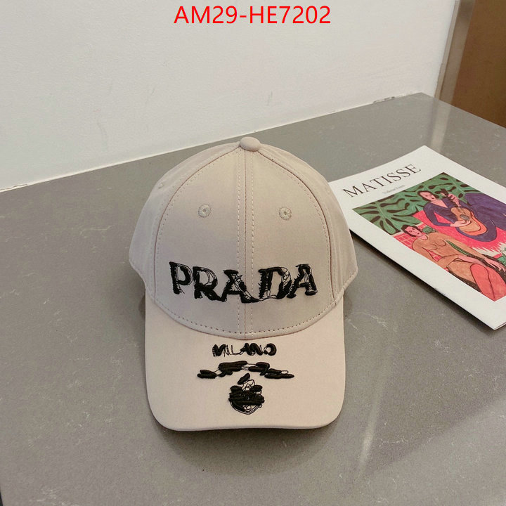 Cap (Hat)-Prada,designer ID: HE7202,$: 29USD