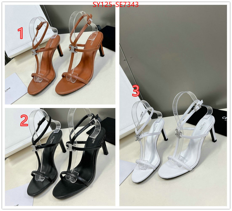 Women Shoes-CELINE,buying replica ID: SE7343,$: 125USD