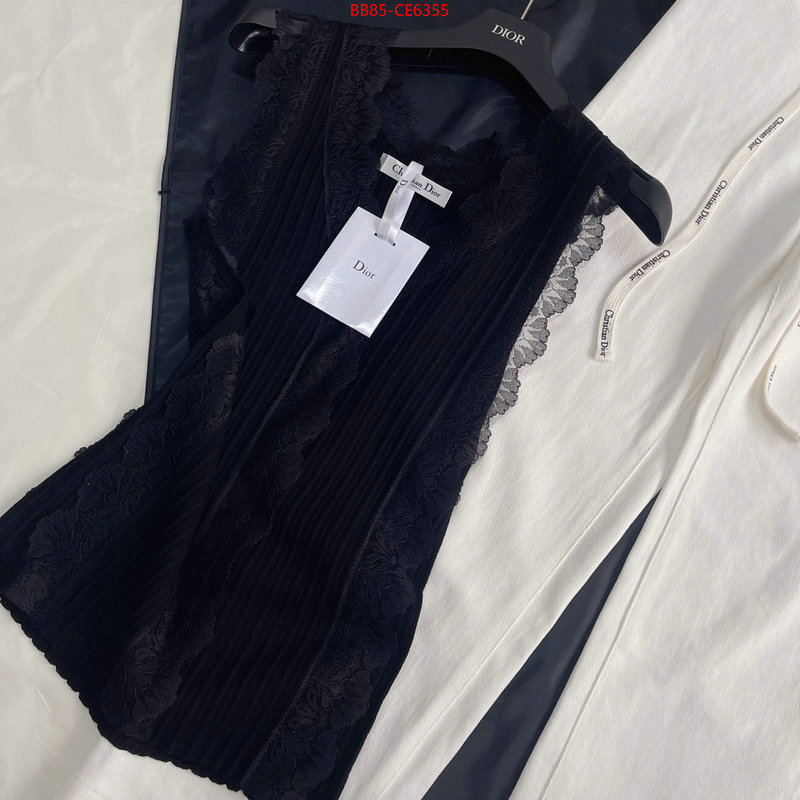 Clothing-Dior,the quality replica ID: CE6355,$: 85USD