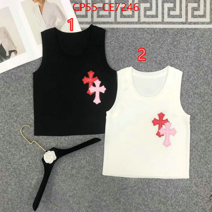 Clothing-Chrome Hearts,wholesale designer shop ID: CE7246,$: 55USD