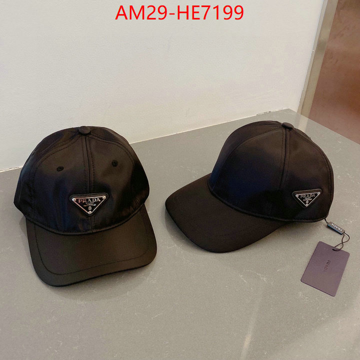 Cap (Hat)-Prada,luxury 7 star replica ID: HE7199,$: 29USD