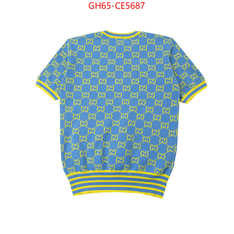 Clothing-Gucci,what is top quality replica ID: CE5687,$: 65USD