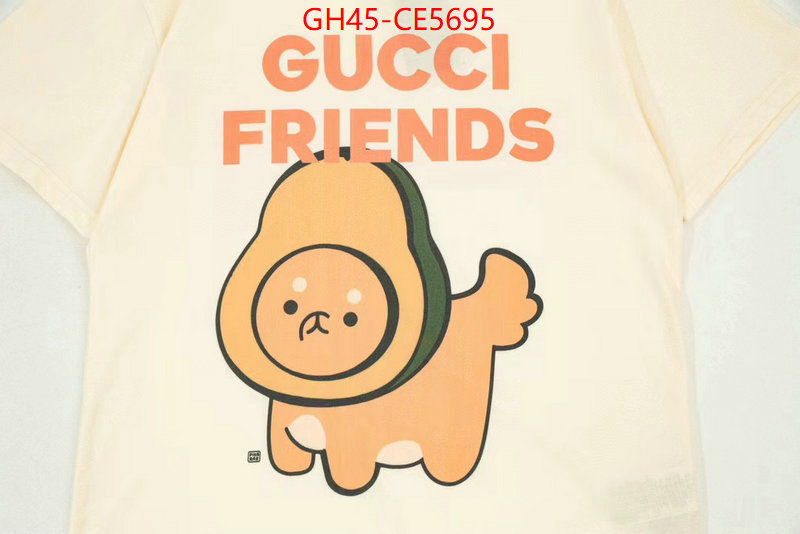 Clothing-Gucci,what is a 1:1 replica ID: CE5695,$: 45USD