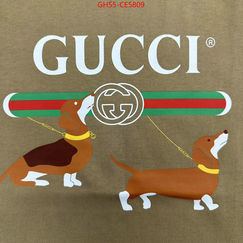 Clothing-Gucci,best wholesale replica ID: CE5809,$: 55USD