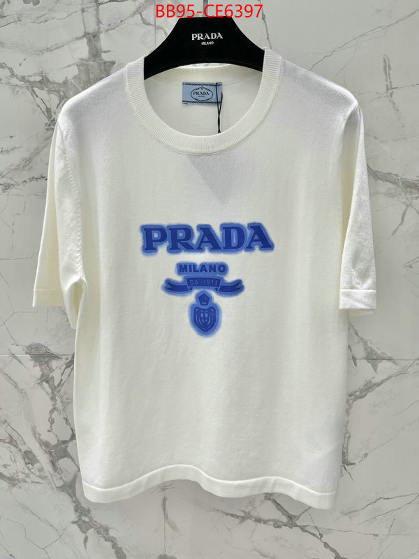 Clothing-Prada,top quality designer replica ID: CE6397,$: 95USD