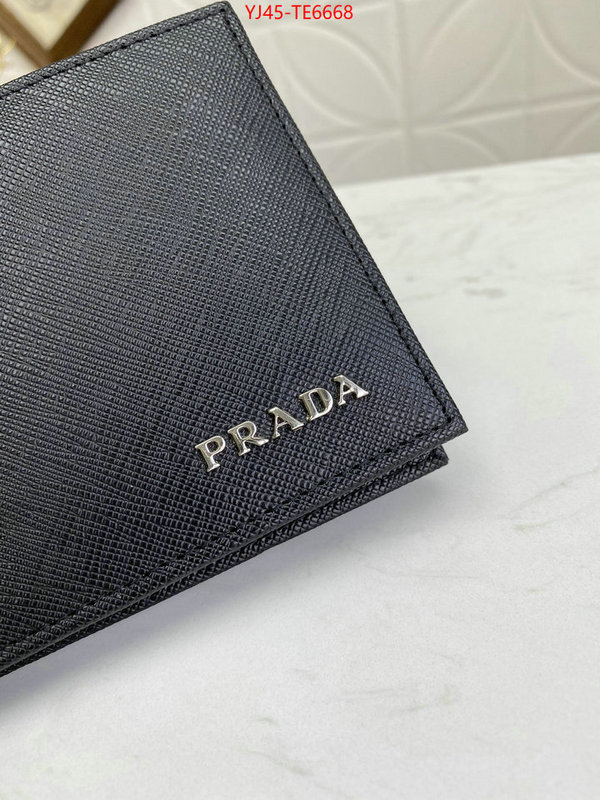 Prada Bags(4A)-Wallet,where to find the best replicas ID: TE6668,$: 45USD