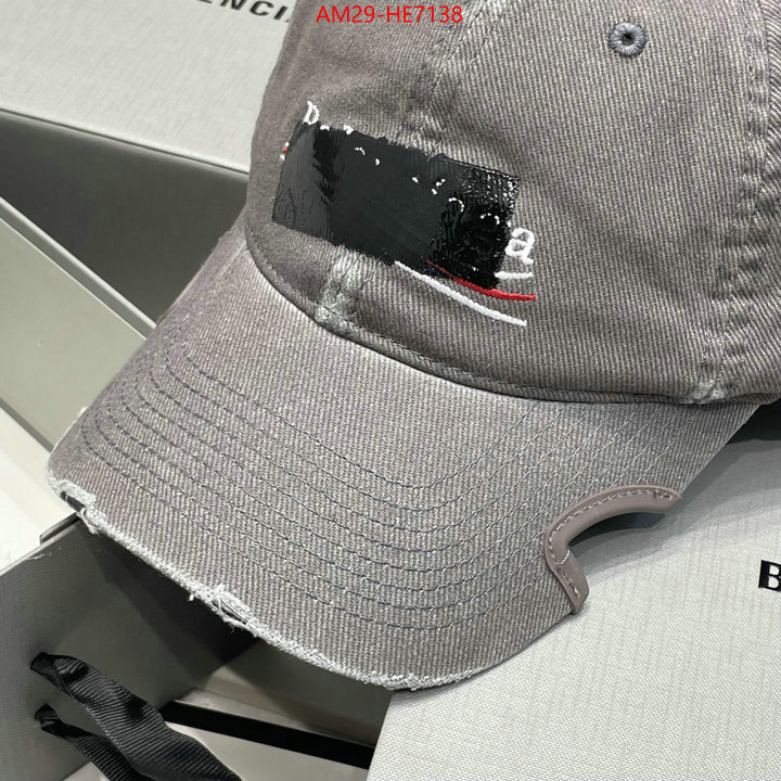 Cap (Hat)-Balenciaga,replica every designer ID: HE7138,$: 29USD