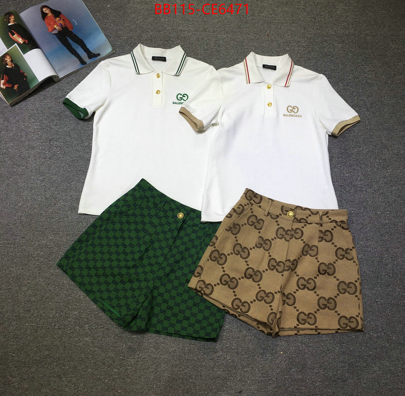 Clothing-Gucci,replica best ID: CE6471,$: 115USD