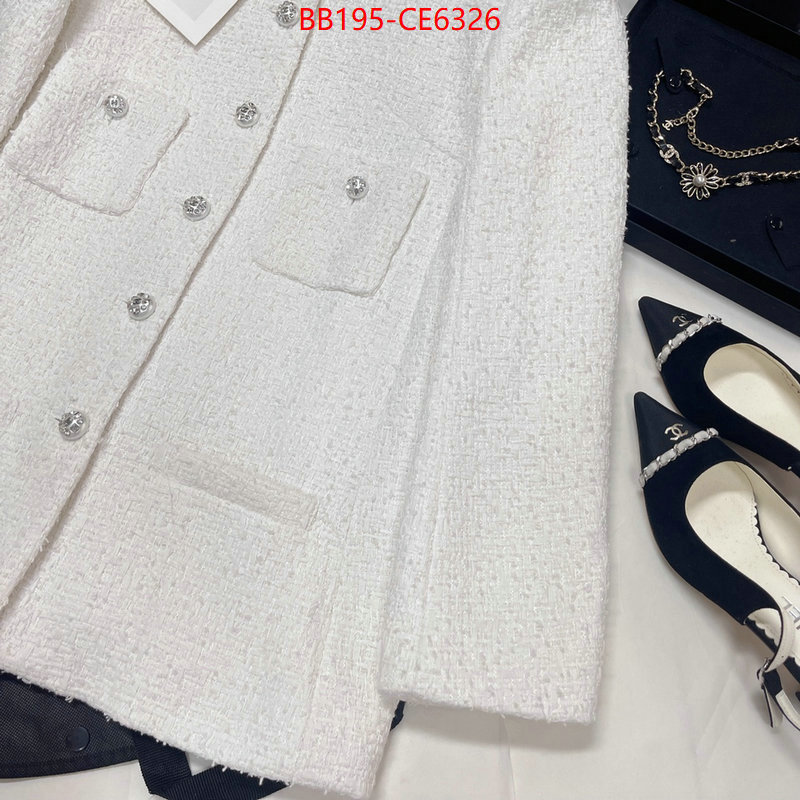 Clothing-Chanel,replica us ID: CE6326,$: 195USD