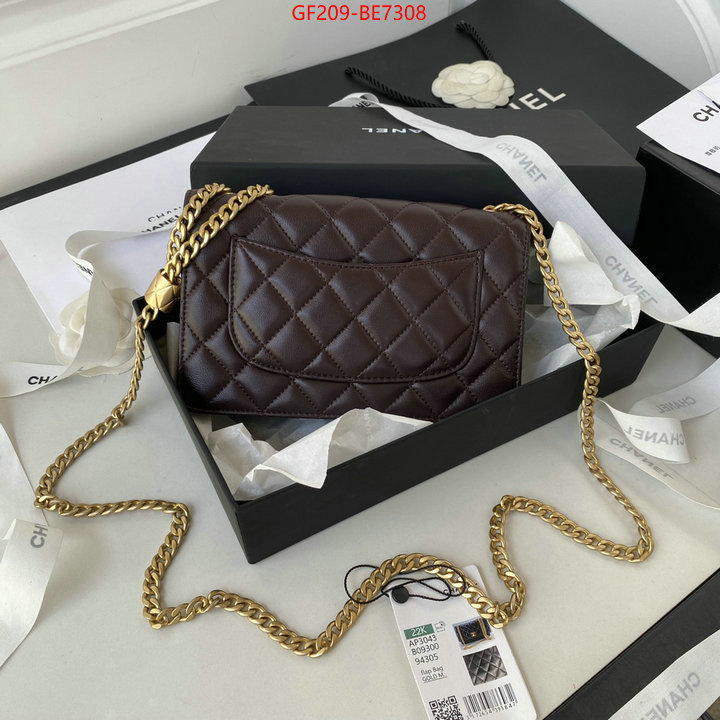 Chanel Bags(TOP)-Diagonal-,replica 2023 perfect luxury ID: BE7308,$: 209USD