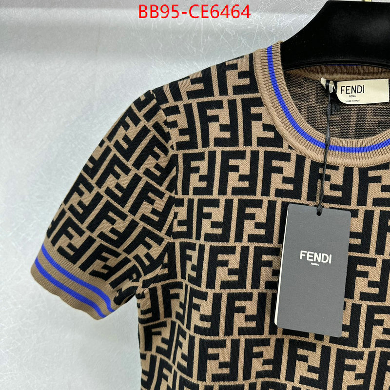 Clothing-Fendi,7 star quality designer replica ID: CE6464,$: 95USD