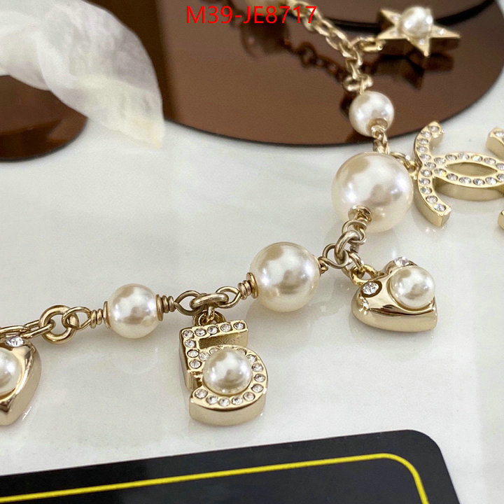 Jewelry-Chanel,replica designer ID: JE8717,$: 39USD