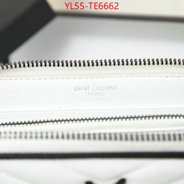 YSL Bag(4A)-Wallet-,mirror copy luxury ID: TE6662,$: 55USD