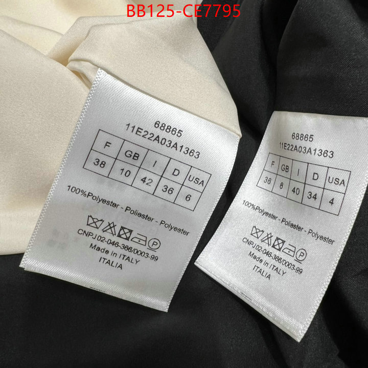 Clothing-Dior,replica shop ID: CE7795,$: 125USD