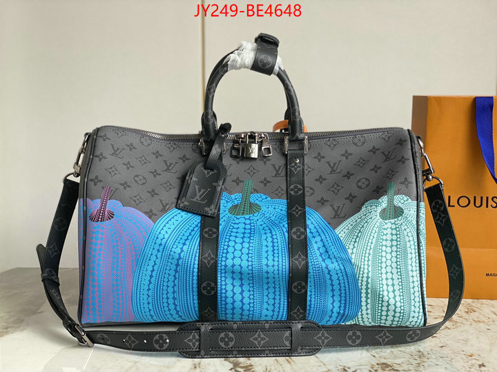LV Bags(TOP)-Keepall BandouliRe 45-50-,designer fake ID: BE4648,$: 249USD