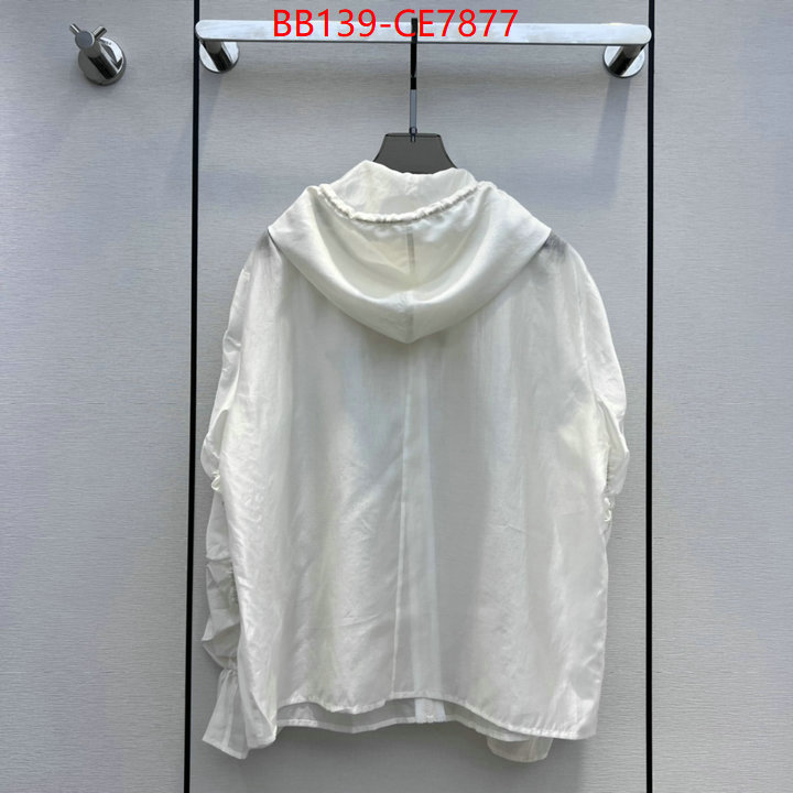 Clothing-Prada,the highest quality fake ID: CE7877,$: 139USD