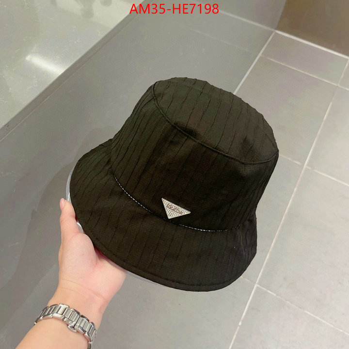 Cap (Hat)-Prada,7 star quality designer replica ID: HE7198,$: 35USD