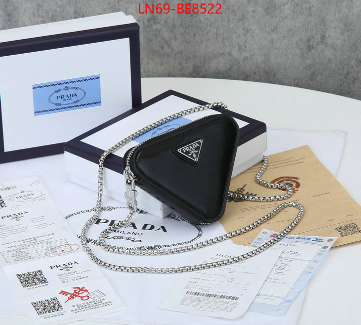 Prada Bags(4A)-Diagonal-,high quality ID: BE8522,$: 69USD