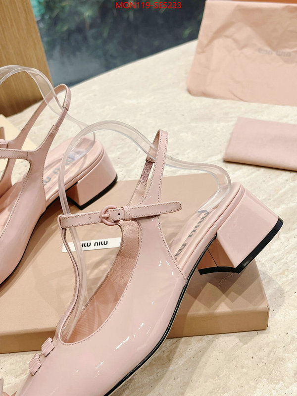 Women Shoes-Miu Miu,luxury cheap ID: SE5233,$: 119USD