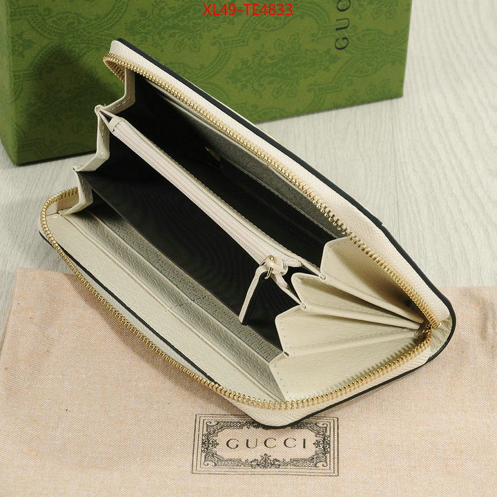 Gucci Bags(4A)-Wallet-,replica 1:1 high quality ID: TE4833,$: 49USD