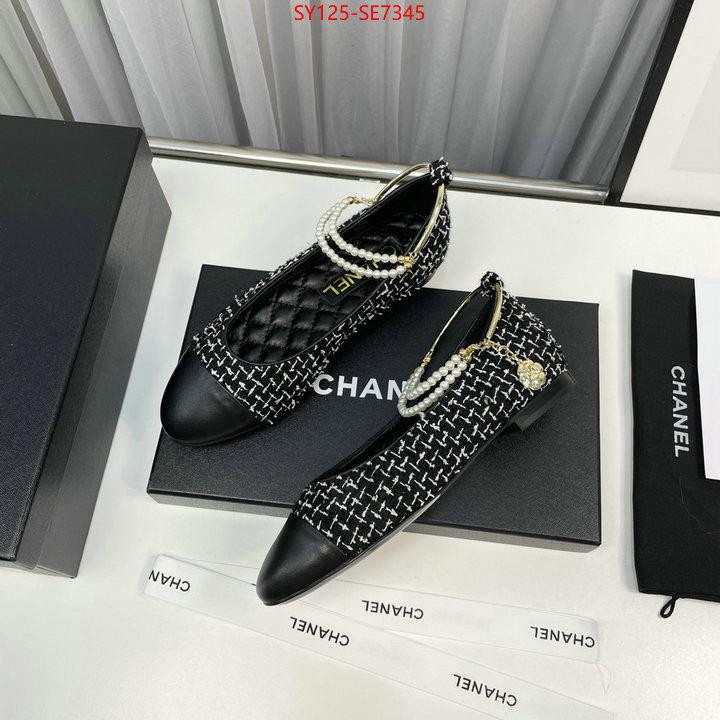 Women Shoes-Chanel,replica 1:1 ID: SE7345,$: 125USD