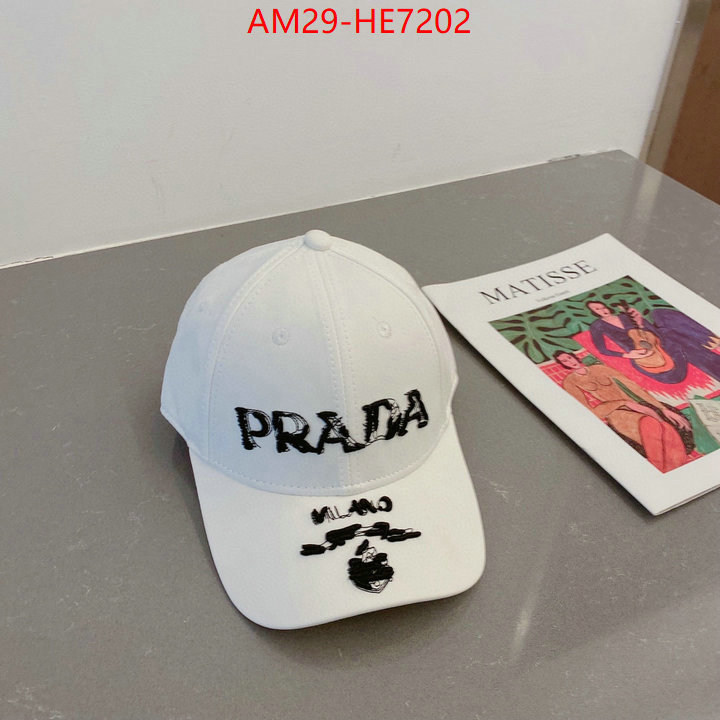 Cap (Hat)-Prada,designer ID: HE7202,$: 29USD