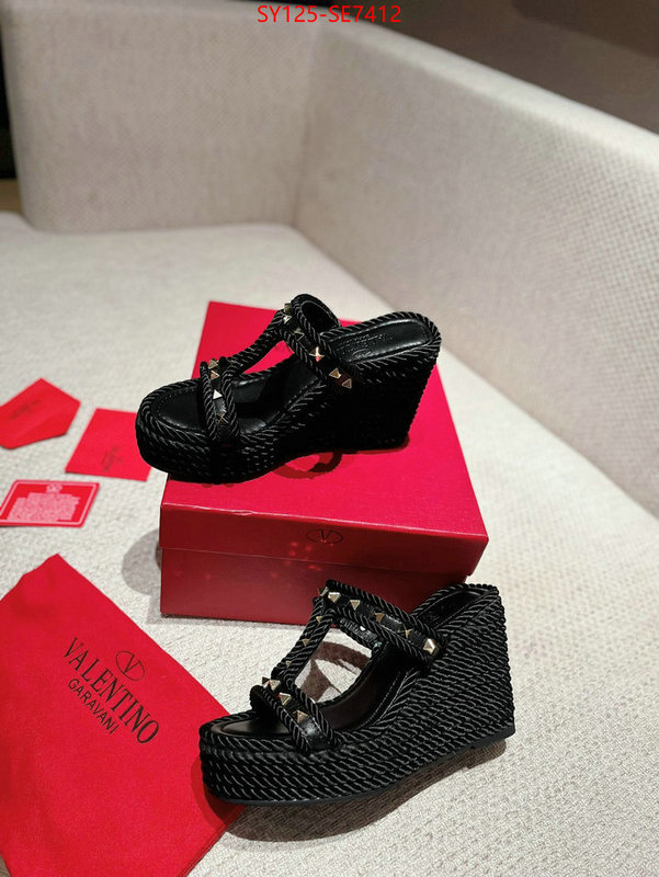 Women Shoes-Valentino,aaaaa+ class replica ID: SE7412,$: 125USD