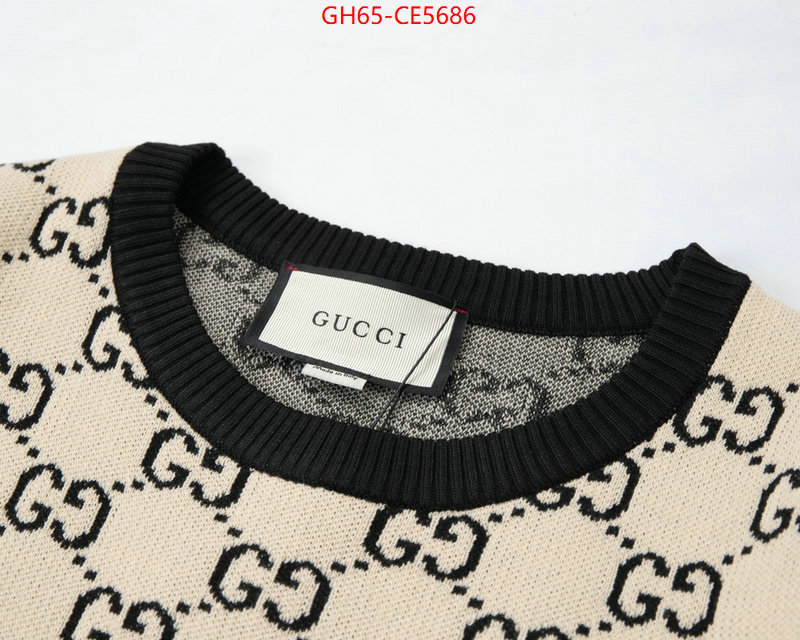 Clothing-Gucci,1:1 ID: CE5686,$: 65USD