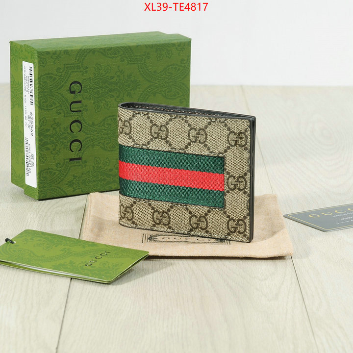 Gucci Bags(4A)-Wallet-,replicas buy special ID: TE4817,$: 39USD