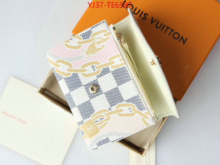 LV Bags(4A)-Wallet,high quality online ID: TE6597,$: 37USD