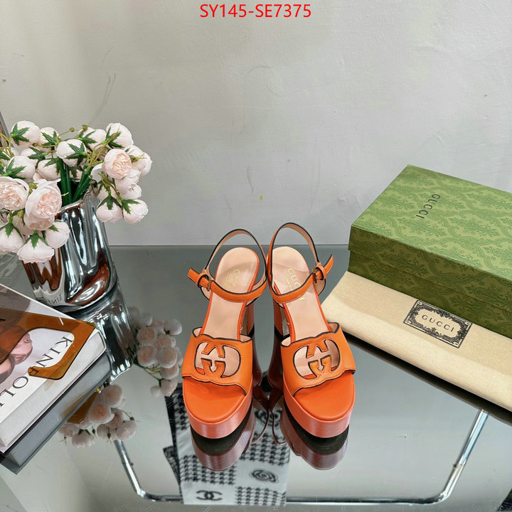 Women Shoes-Gucci,aaaaa replica designer ID: SE7375,$: 145USD