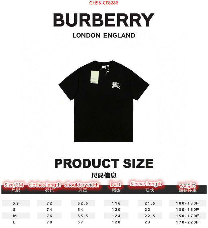 Clothing-Burberry,high quality designer replica ID: CE8286,$: 55USD