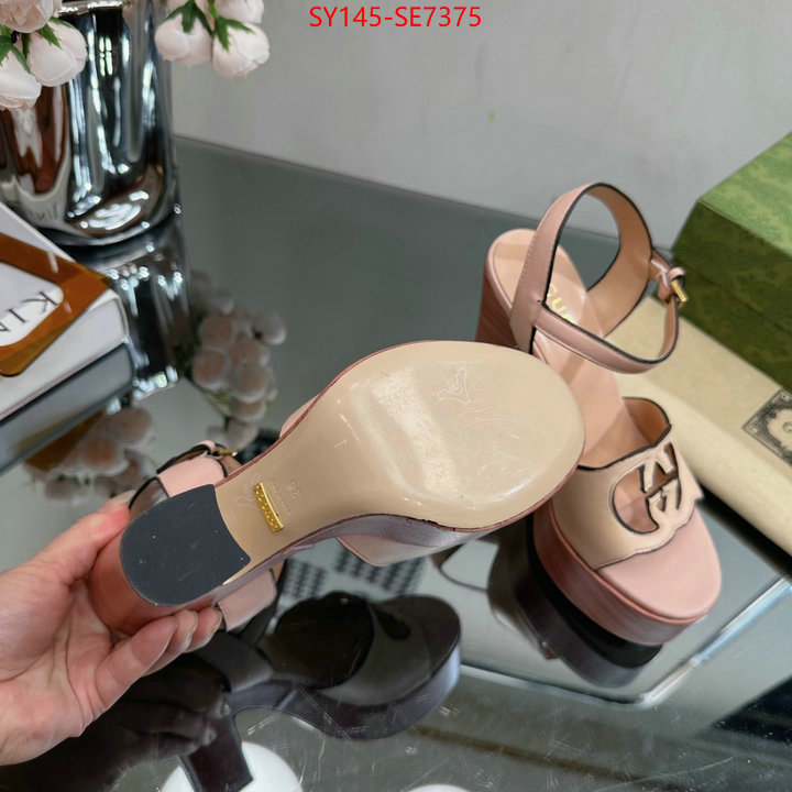 Women Shoes-Gucci,aaaaa replica designer ID: SE7375,$: 145USD