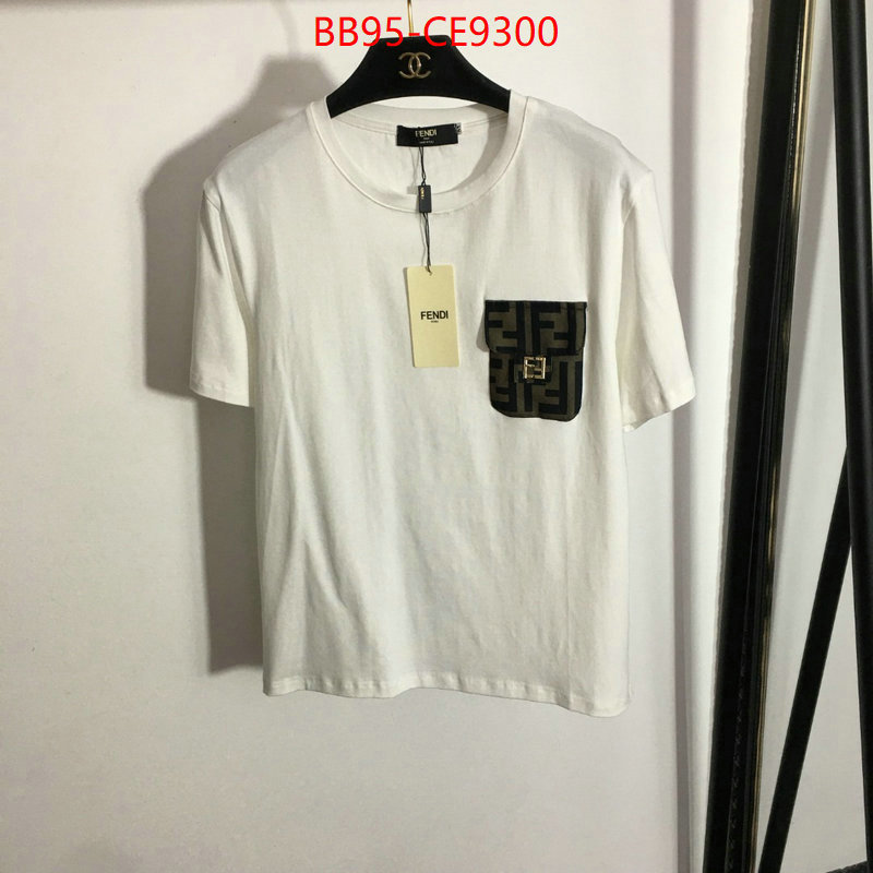 Clothing-Fendi,wholesale replica shop ID: CE9300,$: 95USD