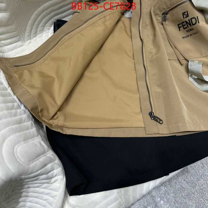 Clothing-Fendi,we provide top cheap aaaaa ID: CE7828,$: 125USD