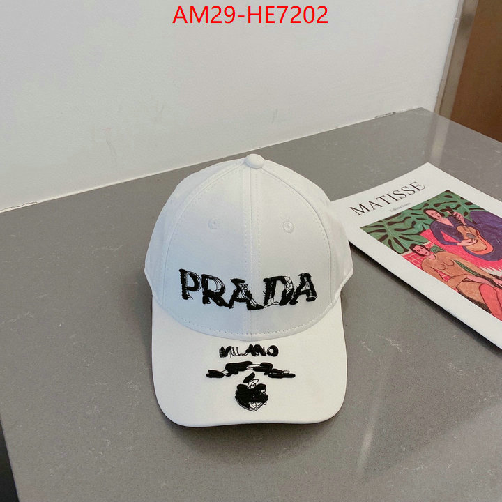 Cap (Hat)-Prada,designer ID: HE7202,$: 29USD