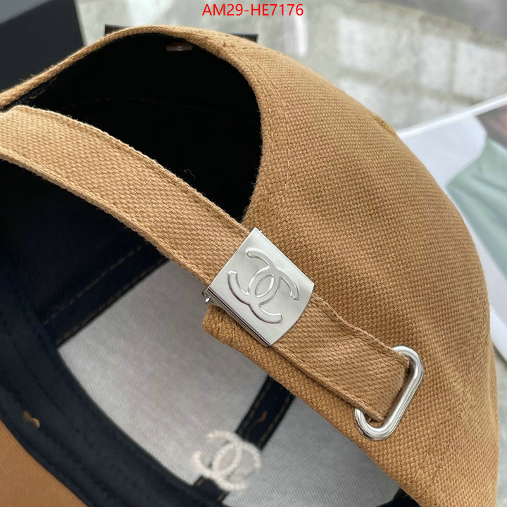 Cap (Hat)-Chanel,mirror copy luxury ID: HE7176,$: 29USD