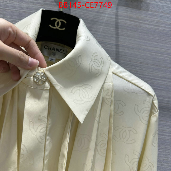 Clothing-Chanel,2023 aaaaa replica 1st copy ID: CE7749,$: 145USD