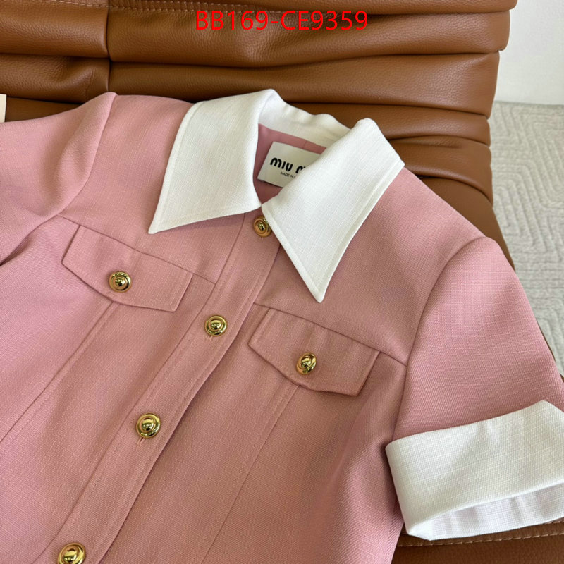 Clothing-MIU MIU,best wholesale replica ID: CE9359,$: 169USD