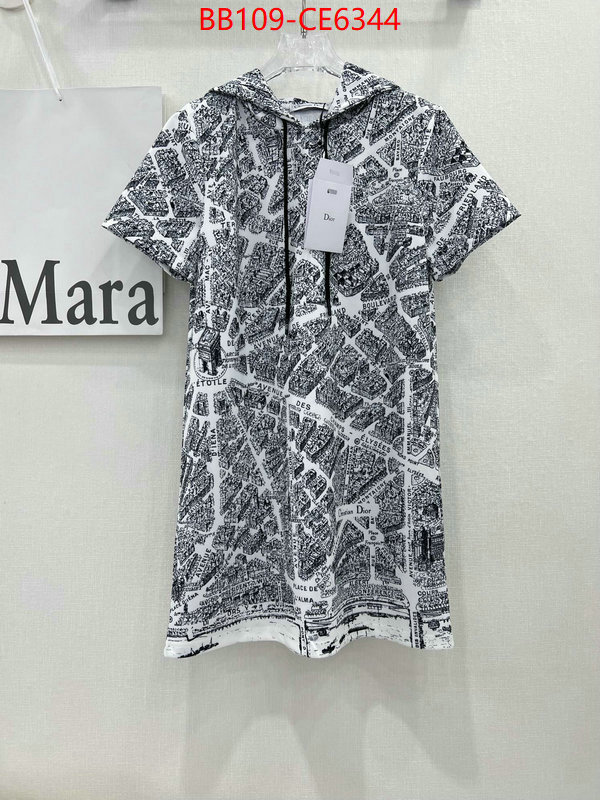 Clothing-Dior,aaaaa quality replica ID: CE6344,$: 109USD