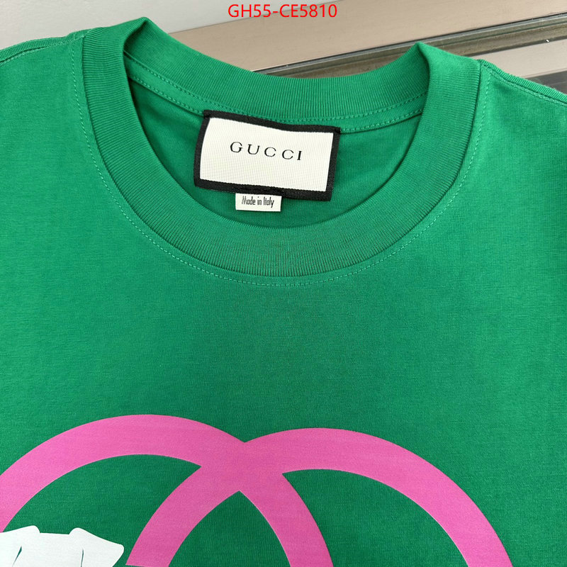 Clothing-Gucci,aaaaa quality replica ID: CE5810,$: 55USD