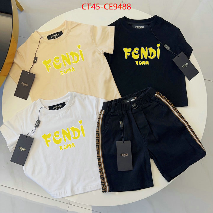 Kids clothing-Fendi,1:1 replica wholesale ID: CE9488,$: 45USD