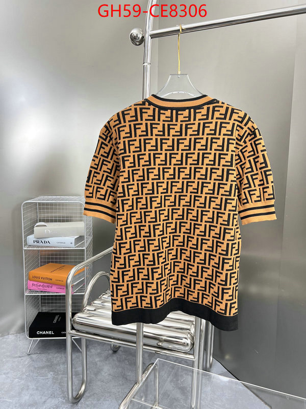 Clothing-Fendi,knockoff ID: CE8306,$: 59USD