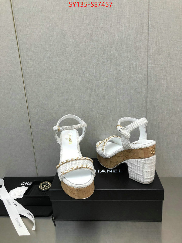 Women Shoes-Chanel,designer 1:1 replica ID: SE7457,$: 135USD