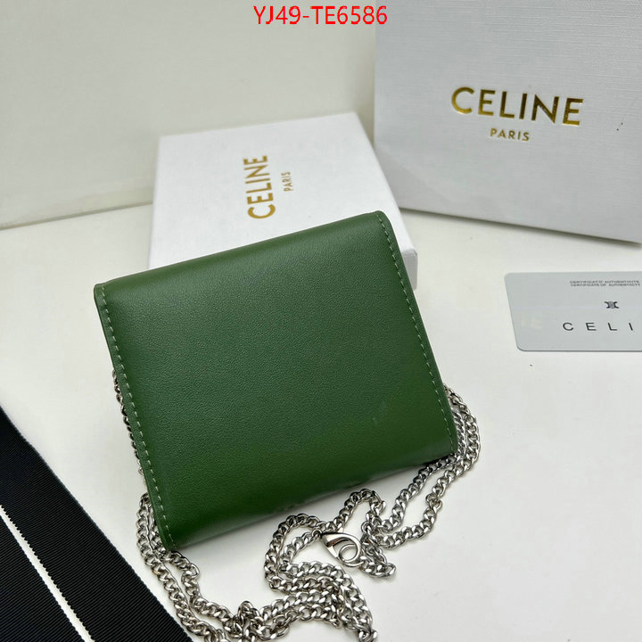 CELINE Bags(4A)-Wallet,first top ID: TE6586,$: 49USD